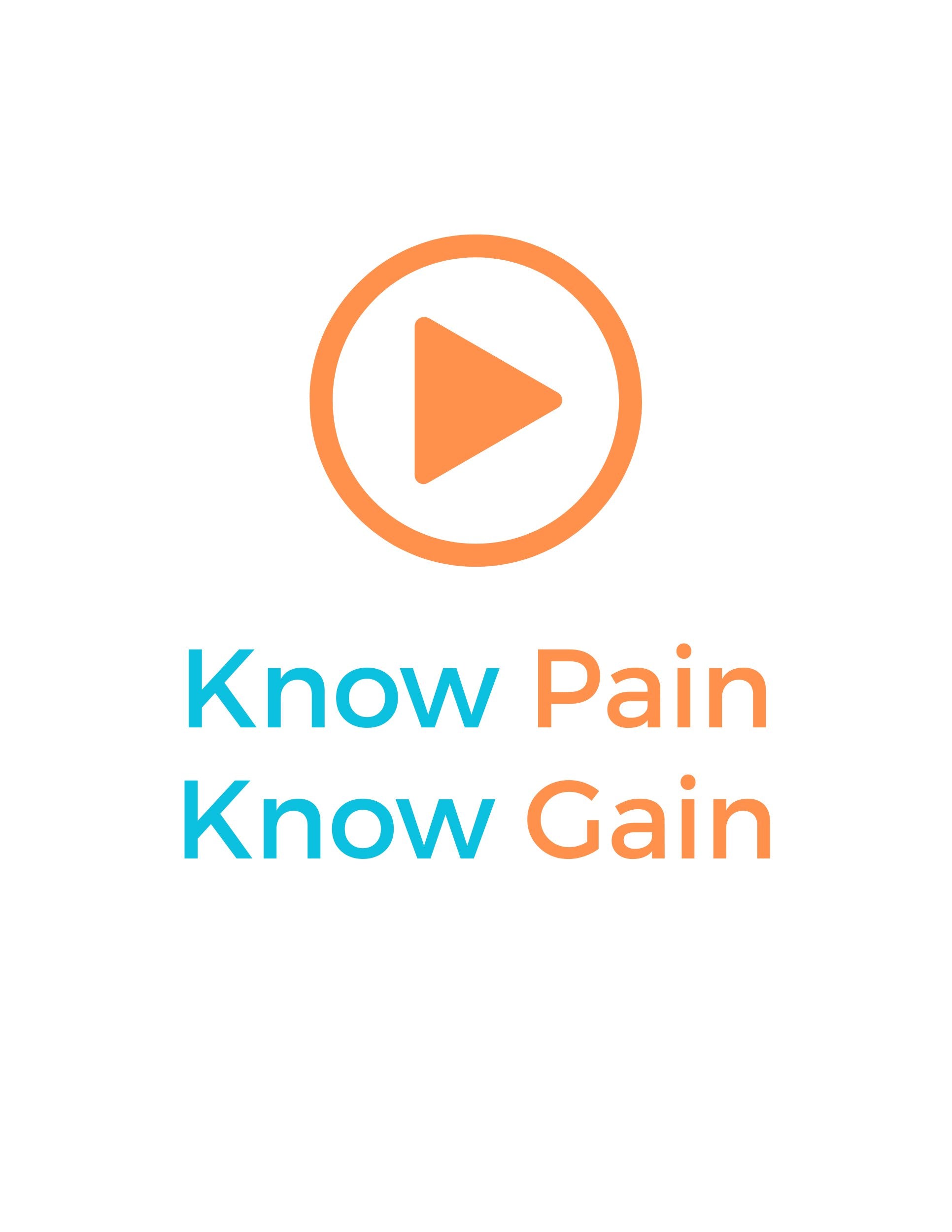 Video Library: Know Pain, Know Gain